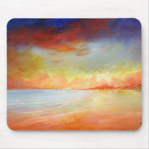 Bamburgh Beach Mouse Pad