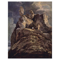 Bamburgh Castle Northumberland By Thomas Girtin (B Custom Flyer