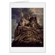 Bamburgh Castle Northumberland By Thomas Girtin Cards