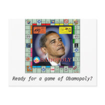 bamopoly, Ready for a game of Obamopoly? postcards by TDCorbett bamopoly, Ready for a game of Obamopoly? postcards