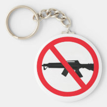 Ban Assault Weapons Keychain