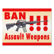 Ban Assault Weapons Yard Sign yard signs