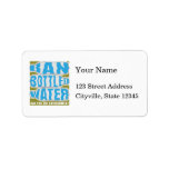 Ban Bottled Water Address Label
