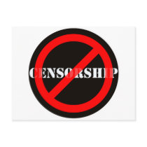 Ban Censorship Postcards