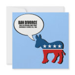 Ban Divorce - Hell is eternal and your marriage sh Personalized Invitations