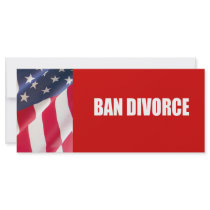 Ban Divorce rack cards by AntiRepublican Ban Divorce rack cards