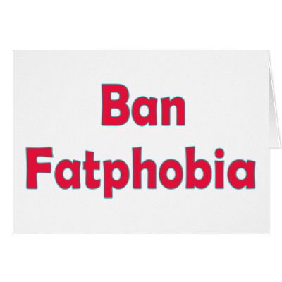 Ban Fat Phobia Greeting Card by JeanC_PurpleDucky