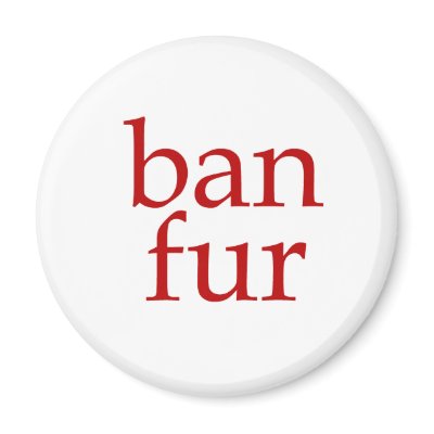 Ban Fur Fridge Magnet by klieneine