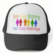 Ban Gay Bashing hats by EllesPlanet Ban Gay Bashing hats