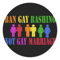 Ban Gay Bashing Stickers