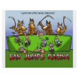 BAN HORSE JUMPS RACING FLYER