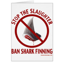 Ban Shark Finning Card