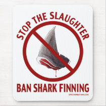 Ban Shark Finning Mousepad