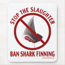 Ban Shark Finning Mousepad