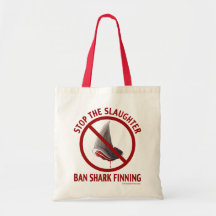 Ban Shark Finning Tote Bag