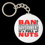 Ban The GOVERNMENT keychains