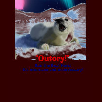 "BAN THE SEAL HUNT!"  Tops, Tees & Hoodies t-shirts