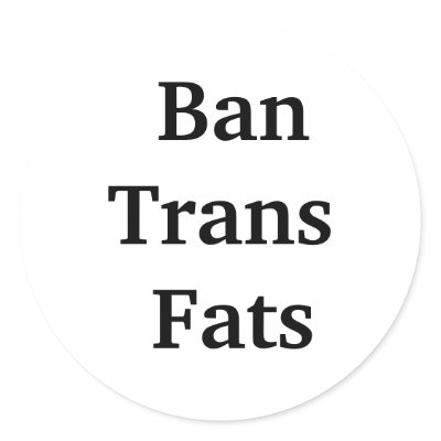 Ban Trans Fats Sticker by DonnaGrayson