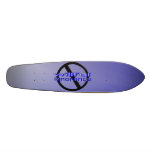 Ban Willful Ignorance Blue Skateboard