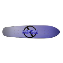 Ban Willful Ignorance Blue Skateboard