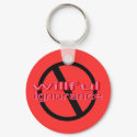 Ban Willful Ignorance Keychain (pink letters) by pharrisart Ban Willful Ignorance Keychain (pink letters)