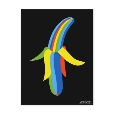 Banana - Art Gallery Selection Post Cards by lonvig