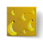 Banana Background Pinback Buttons