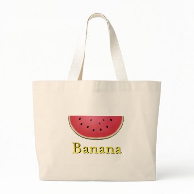 Banana Canvas Bag by theotherpete