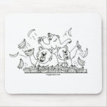 Banana Bear Mouse Pad mousepads