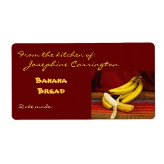 Banana Bread Labels