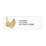 banana bunch return address labels