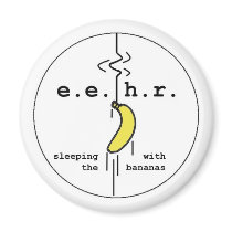 Banana Bungee Jump magnets by ebichu64 Banana Bungee Jump magnets