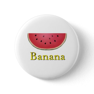 Banana Pinback Buttons by theotherpete