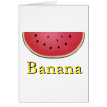 Banana Greeting Cards