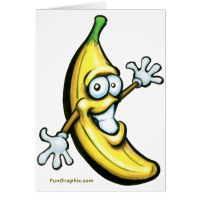 Banana Cards by FunGraphix