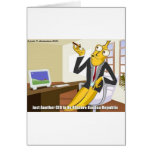 Banana CEO Funny Offbeat Cartoon Collectible Gifts cards