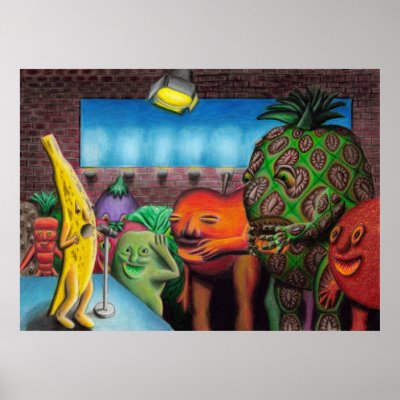 "Banana Comedy Club" Posters by DrawnFromWithin