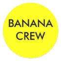 BANANA CREW stickers