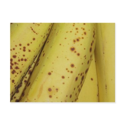 Banana Fruit Post card by emele1