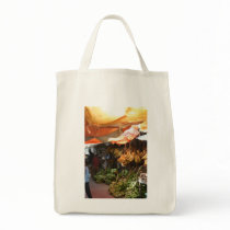 Banana Grocery Bag by dchaddad Banana Grocery Bag