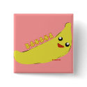 Banana in pink buttons by kawaii Banana in pink buttons