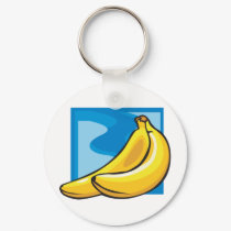 Banana keychains by foodtshirts Banana keychains