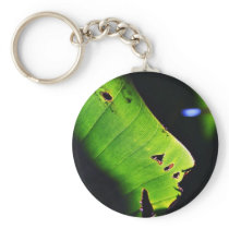 Banana Leaf At Balboa Park In San Diego Key Chain