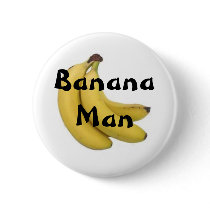 Banana Man Button