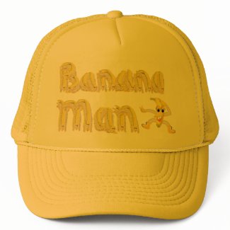 Banana Man zazzle_hat