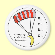 Banana Parachute Jump magnets