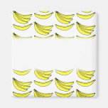 Banana Pattern. Fridge Magnet