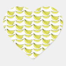 Banana Pattern. Sticker