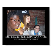 banana phone ring ring posters