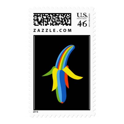Banana Postage Stamp by lonvig